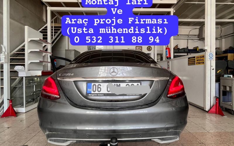 mercedes Çeki Demiri takma montajı çeki demiri fiyatı maliyeti fiyatı ankara usta mühendislik ankara 05323118894